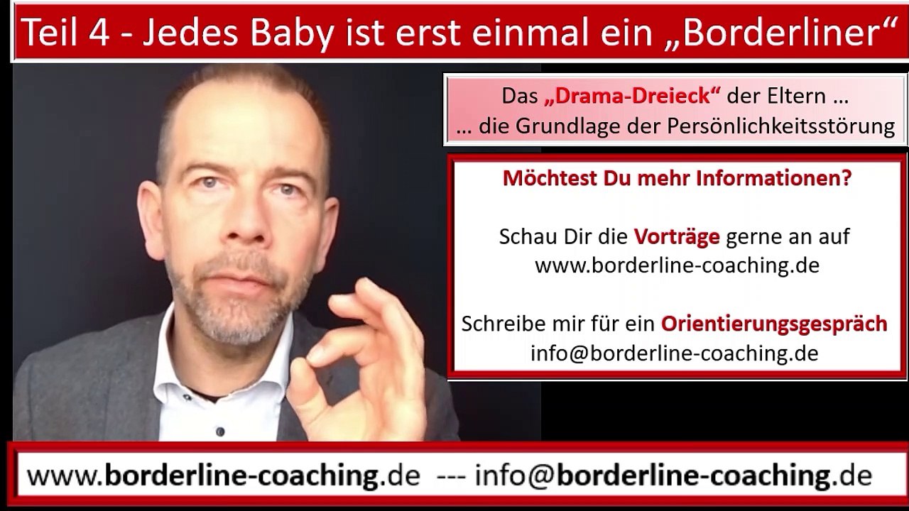 Jedes #Baby ist erst einmal wie ein #Borderliner - Teil 4 - Das #Eltern-#Drama-Dreieck