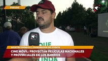 Cine Móvil: Proyectan películas nacionales y provinciales en los barrios de Posadas