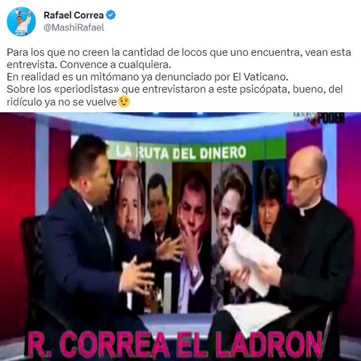 Para los que no creen la cantidad de locos que uno encuentra, vean esta entrevista. Convence a cualquiera.