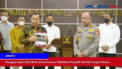 Dianggap Seperti Bos Mafia, Ketua Komnas HAM Minta Penyidik Hati-Hati Tangani Sambo