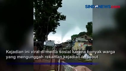 Puting Beliung Rusak Puluhan Rumah di Gegerbitung Sukabumi