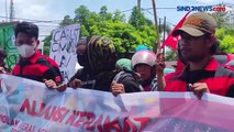 Buruh dan Mahasiswa Demo Tolak Kenaikan BBM di Makassar