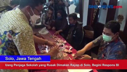Uang Penjaga Sekolah yang Rusak Dimakan Rayap di Solo, Begini Respons BI