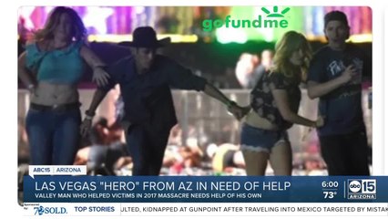 Arizona man seen helping women during 2017 Las Vegas shooting now in need