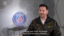 Messi chats football
