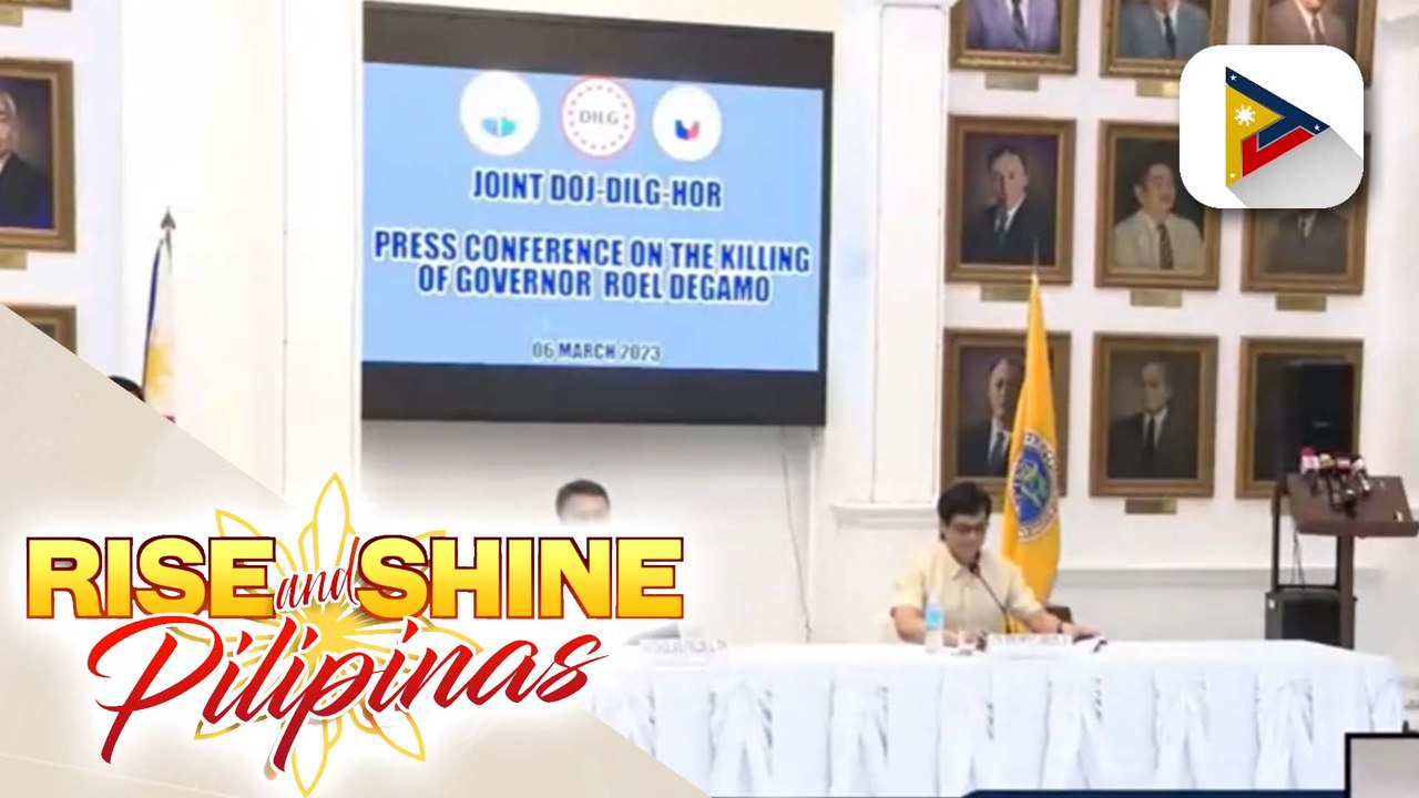Mga suspek sa pagpatay kay Negros Oriental Gov. Roel Degamo, sinampahan na ng kasong multiple murder