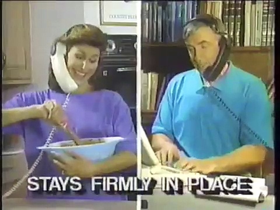 Handsfree telephone headset ad, 1993 Video Dailymotion