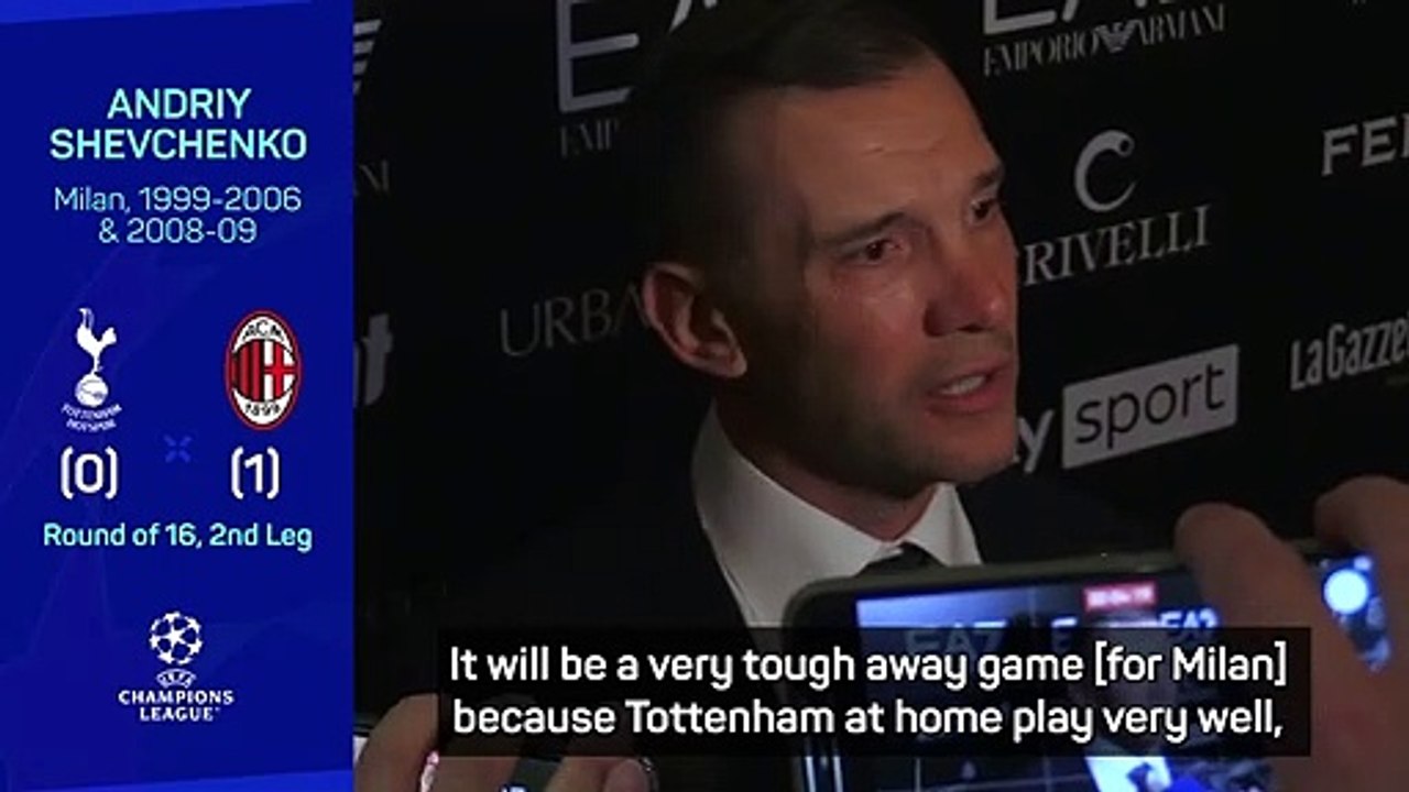 Andriy Shevchenko previews Milan-Tottenham second leg