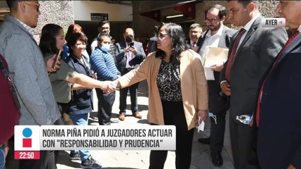 Norma Piña pidió a jueces actuar con responsabilidad y prudencia