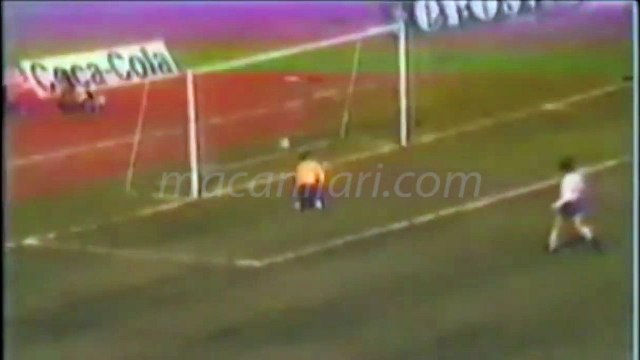 Sarıyer 1-4 Beşiktaş 15.02.1987 - 1986-1987 Turkish 1st League Matchday 23