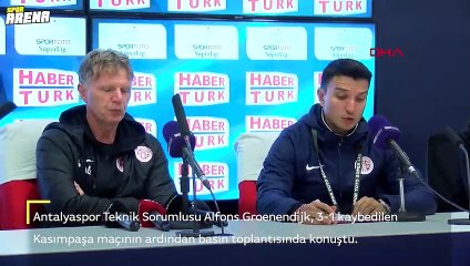 Kasımpaşa-Antalyaspor maçının ardından açıkalamalar: 'Kabul edilemez gollerdi'