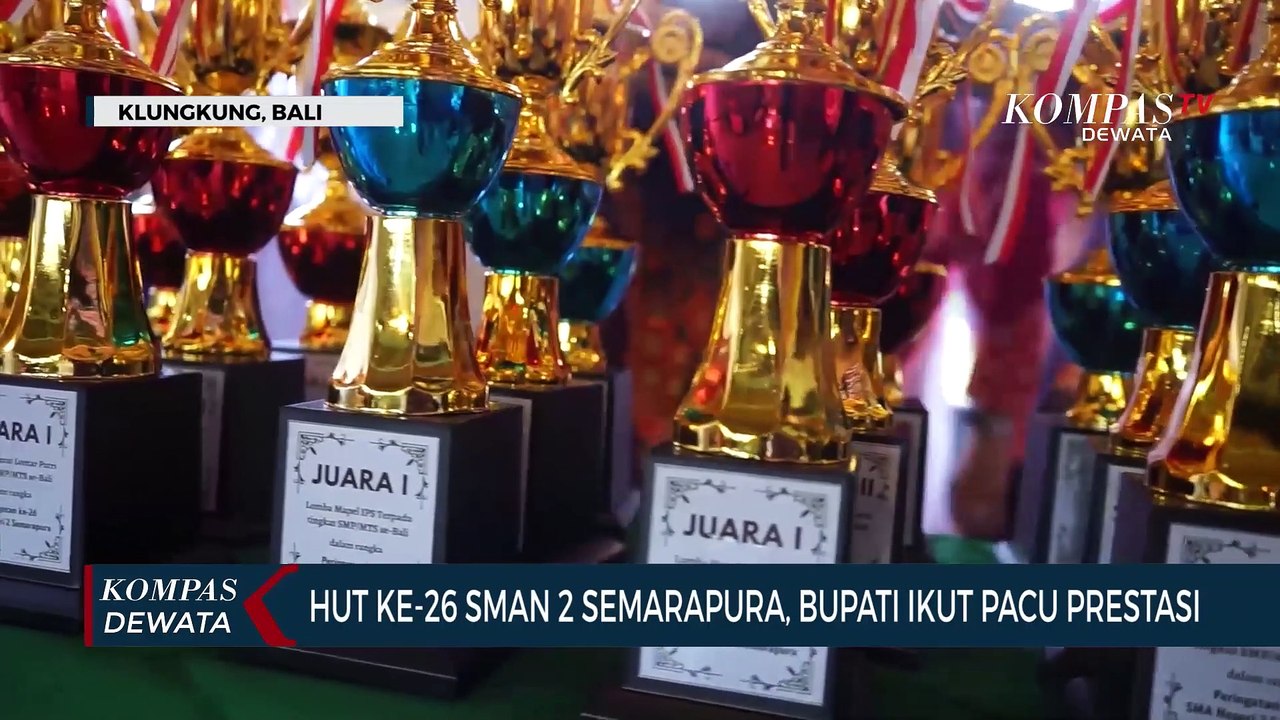 HUT Ke 26 SMAN 2 Semarapura, Bupati Klungkung Ikut Pacu Prestasi