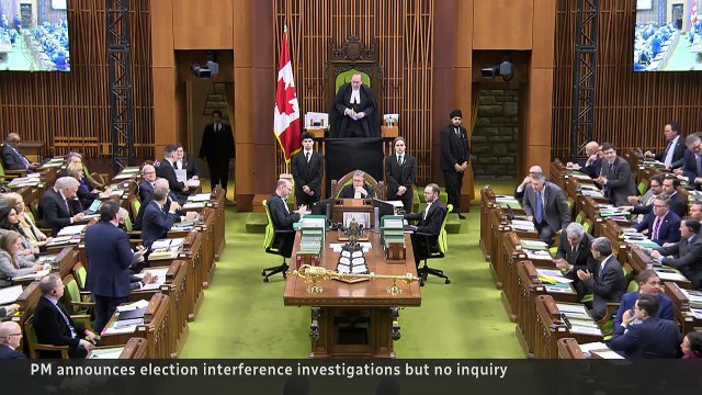 Le Premier ministre canadien Justin Trudeau annonce un ensemble de mesures pour faire la lumière sur des allégations d’ingérence chinoise dans les deux dernières élections fédérales - VIDEO