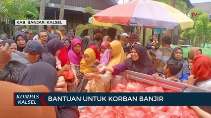 Wartawan Turun Tangan Bagikan 2000 Paket Bantuan Korban Banjir Kabupaten Banjar