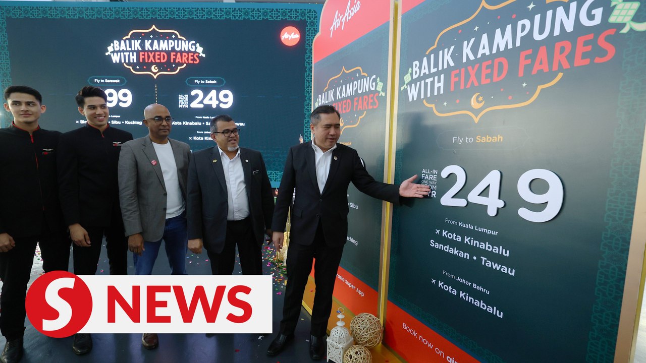 AirAsia to add 11,400 fixed-fare seats to Sabah, Sarawak for Hari Raya