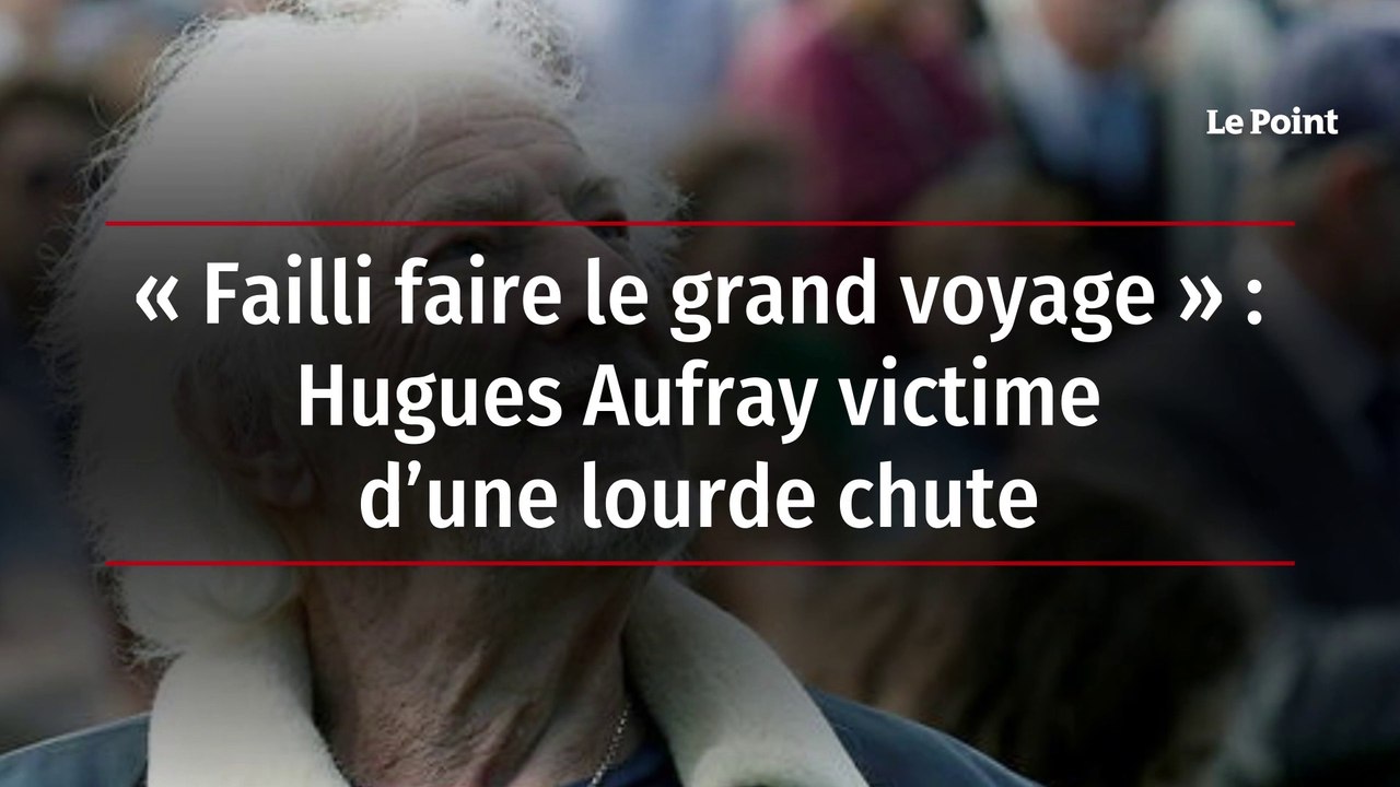 « Failli faire le grand voyage » : Hugues Aufray victime d’une lourde chute