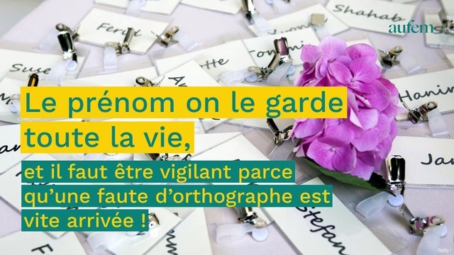 Ils font une faute de frappe sur son acte de naissance, à 15 ans elle découvre son vrai prénom