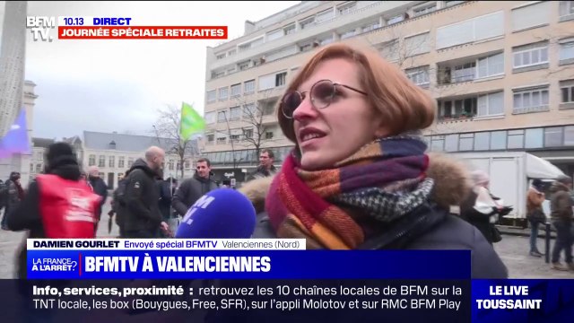 À Valenciennes, cette institutrice fera toutes les grèves et les manifestations contre la réforme des retraites