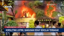 Lima Bangunan Tempat Usaha di Kembangan Ludes Dilalap Api, Kepulan Asap Hitam Membumbung Tinggi!