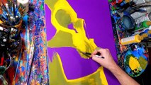 PAINTING A _SURREAL SKULL_ WITH ACRYLIC PAINTS - TIME LAPSE