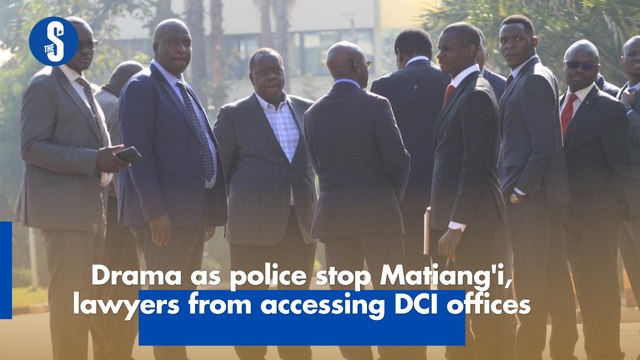 Drama as police stop Matiang'i, lawyers from accessing DCI offices
