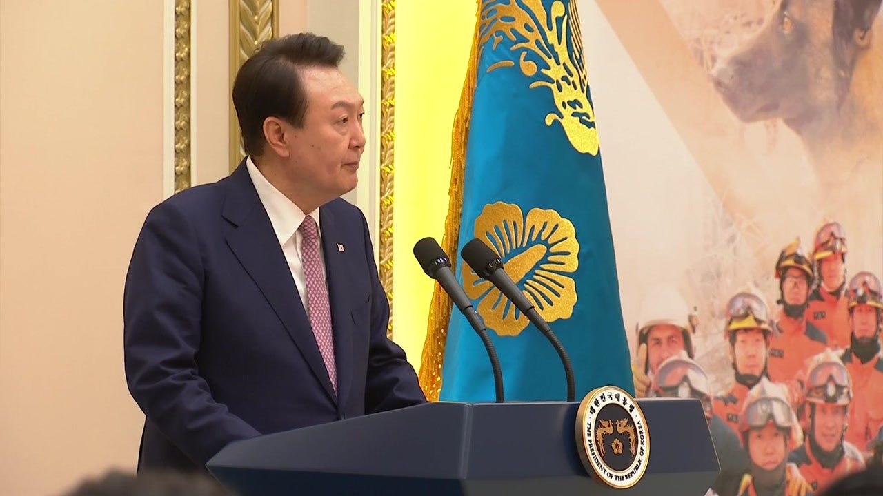 尹 "김제 순직 소방관 애도...고인 헌신 잊지 않겠다" / YTN