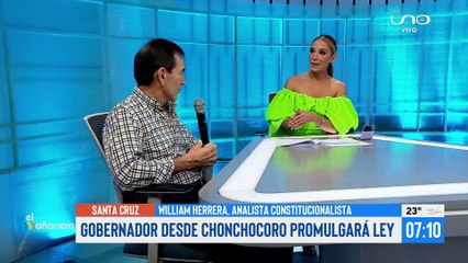 Camacho promulgará desde Chonchocoro la Ley de ausencia temporal  aprobada el sábado en la Asamblea Departamental