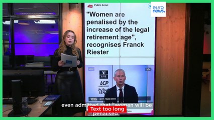France strikes: Are women the biggest losers of the planned pension reform?