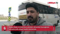 Esenyurt'ta dehşet! Kadın yolcu, kucağındaki bebekle minibüsten düştü