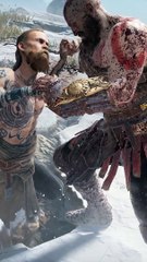 baldur and kratos flexing their power| god of war