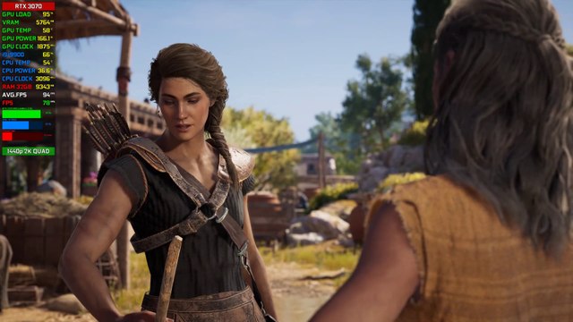 【Assassin's Creed Odyssey】PC | RTX 3070 8GB, i9-9900 | Benchmark 3 @ 1440p 2K (60ᶠᵖˢ) ᴴᴰ ✔