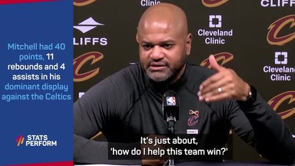 Tải video: Cavs coach Bickerstaff lauds Mitchell's team-first mentality