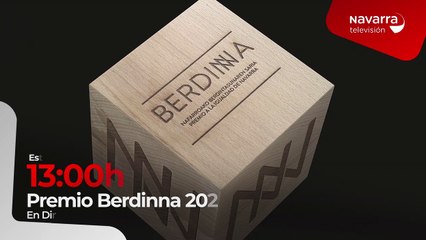 Este miércoles a las 13.00 se entrega el Premio Berdinna 2023