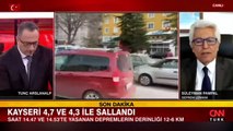 Kayseri'nin İncesu ilçesinde korkutan depremler