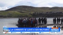 Seis militares mueren ahogados cuando intentaban escapar de manifestantes en Perú