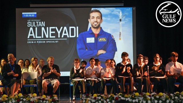 UAE astronaut Sultan Al Neyadi engages in live talk with UAE students from the International Space Station