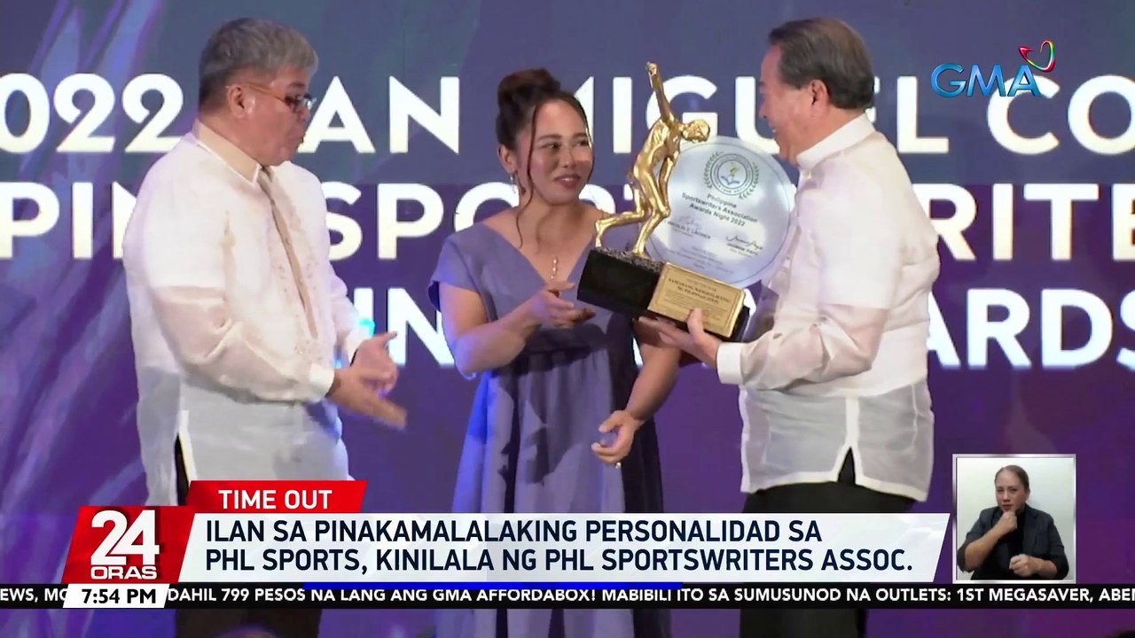 Ilan sa pinakamalalaking personalidad sa PHL sports, kinilala ng PHL Sportswriters Assoc. | 24 Oras