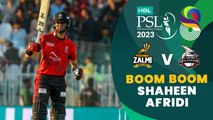 Stunning Batting By Shaheen Afridi | Peshawar Zalmi vs Lahore Qalandars | Match 23 | HBL PSL 8 | MI2T