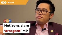 Netizens slam ‘arrogant’ MP in interview with health news portal