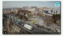 Kayseri'de İncesu merkezli depremler şehir kamerasında