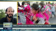 Comunidades norteñas se unen a huelga indefinida en Perú