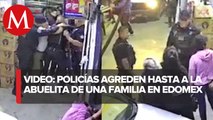 Policías de Ecatepec agreden a familia fuera de una tienda de abarrotes