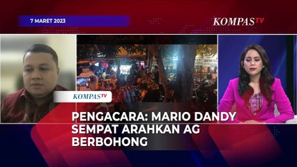 Terungkap Mario Dandy Sempat Suruh AG Bohong di Kantor Polisi