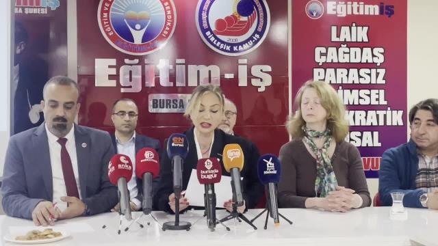 Eğitim-İş Bursa Şubesi Başkanı Yeliz Toy: Milli Eğitim Bakanlığı'nın Deprem Bölgesinden Satın Aldığı Çadırlar, Bursa'da Üzerlerine MEB Logosu...