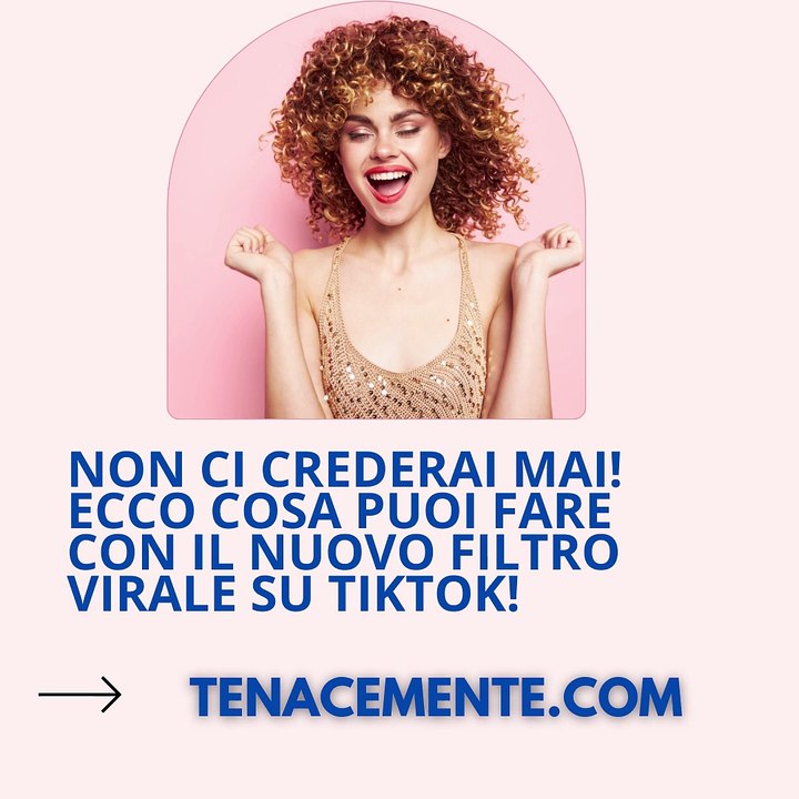 NON CI CREDERAI MAI! Ecco cosa è possibile fare con il nuovo filtro virale su TikTok!