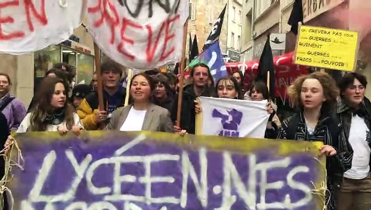 MACON : Manifestation de lycéennes et lycéens ce 7 mars 2023