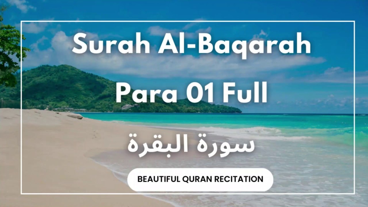 Para 01 Full Pani Patti Tilawat || Juz 01 Complete || Alif Laam Meem Juzz 01 || First Para