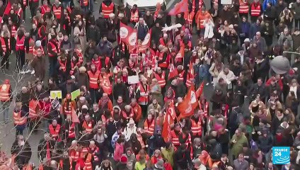 Informe desde París: sindicatos lograron bloquear gran parte del transporte