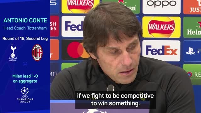 Tottenham 'must fight to win' trophies every season - Conte