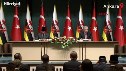 Cumhurbaşkanı Erdoğan'dan Brunei Darüsselam Sultanı Waddaulah'a deprem teşekkürü